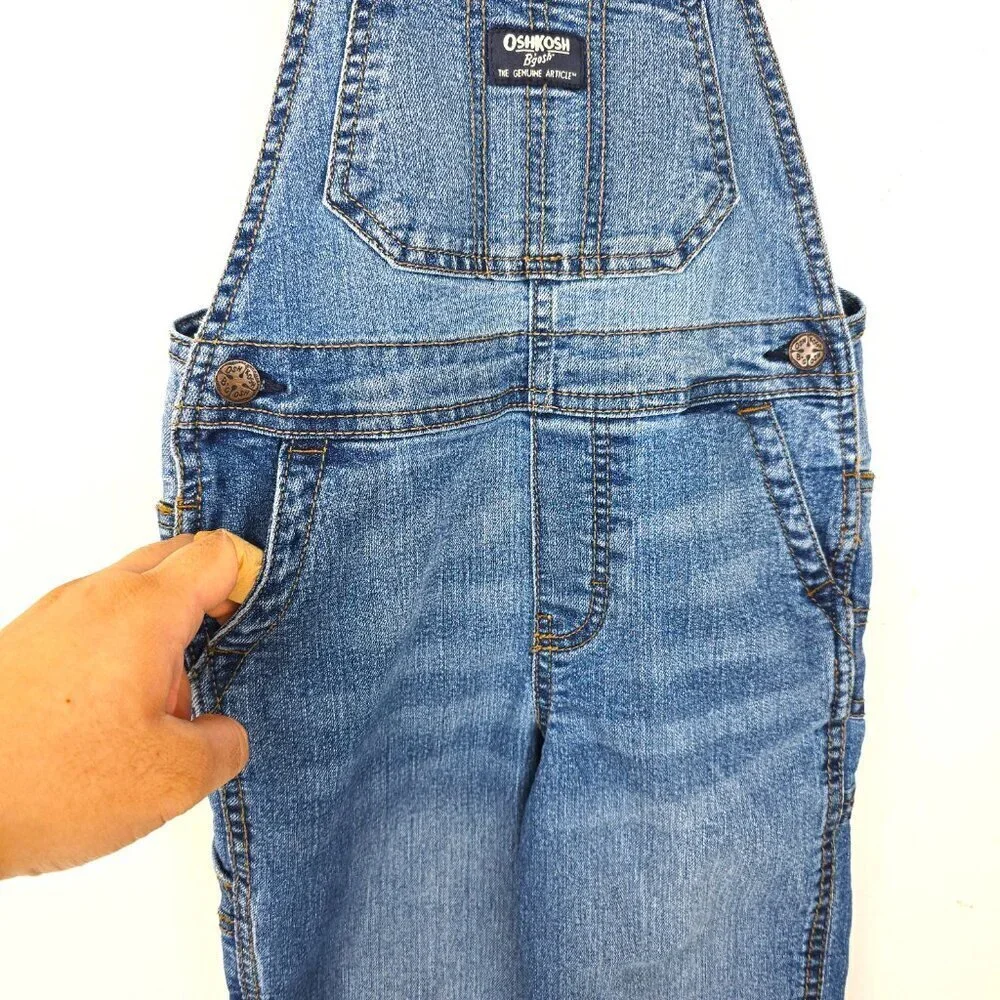 OSh Kosh Indigo Denim Vestback Overalls Jumper